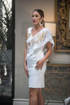 エンブロイダリーホワイトドレス ロメロモデル 70.248€ #50403V2303C